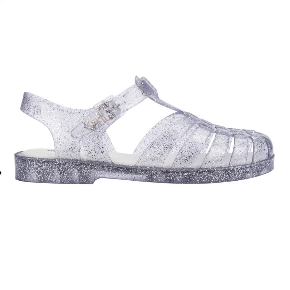 Melissa Possession Sandal - Glitter Clear in Size 9 / NWT $120